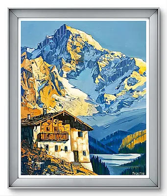 Kitzbüheler Horn Öl/Leinwand Format 100x120cm